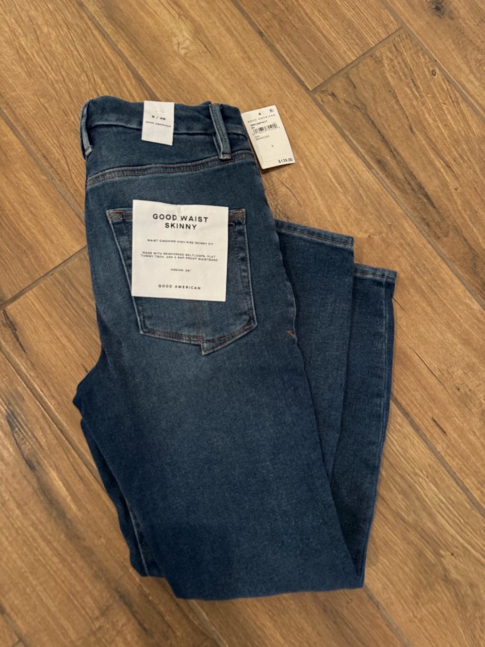Good American Skinny Jeans in Deep Blue Wash 6/28